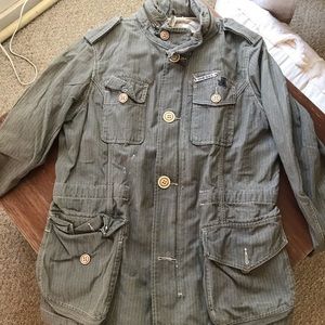 Diesel tweed military jacket